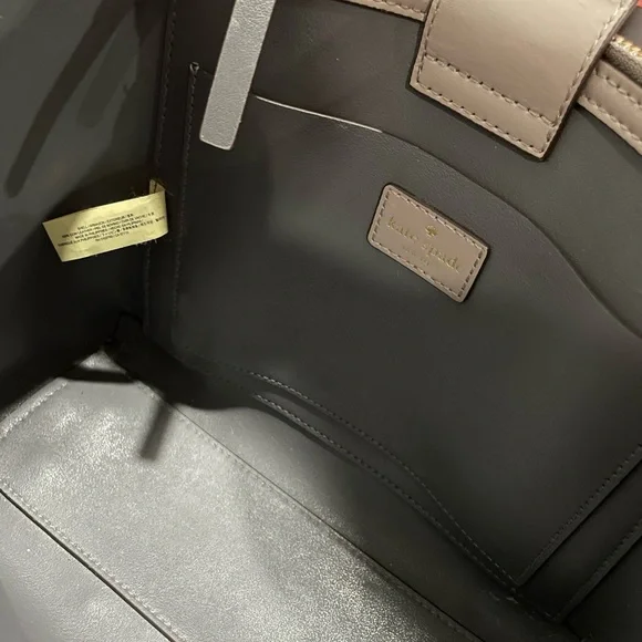 kate spade Taupe Leather Mini Satchel with Removable Strap - Picture 5 of 8